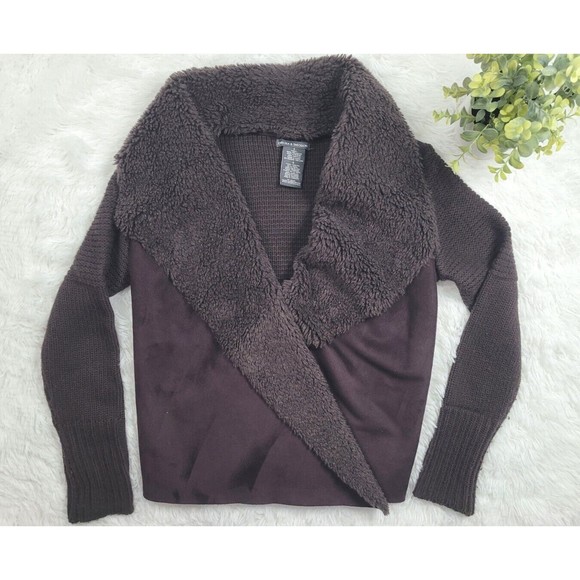 [412] Chelsea & Theodore Purple Suede  Jacket - Picture 1 of 8